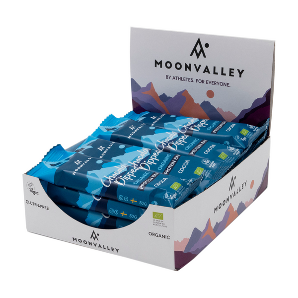 Bio-Proteinriegel Schokoüberzogener Kakao – 12er-Pack