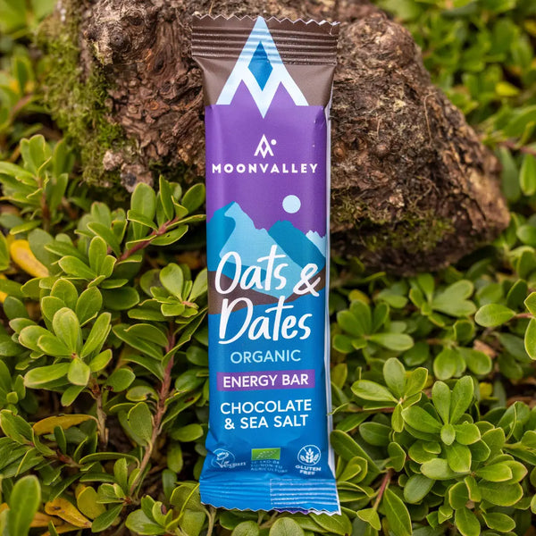 Moonvalley Organic Energy Bar - Bio-Energieriegel Chocolate & Seasalt (12 x 50 g)