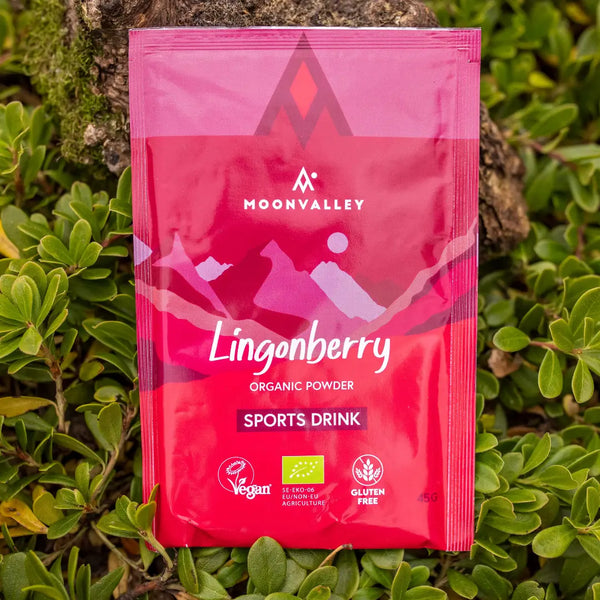 Veganes Sportgetränk Lingonbeere – 12er-Pack